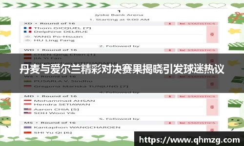 丹麦与爱尔兰精彩对决赛果揭晓引发球迷热议