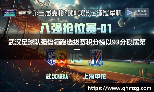 武汉足球队强势领跑选拔赛积分榜以93分稳居第一