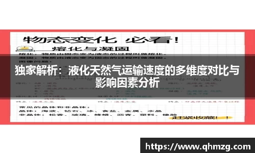 独家解析：液化天然气运输速度的多维度对比与影响因素分析